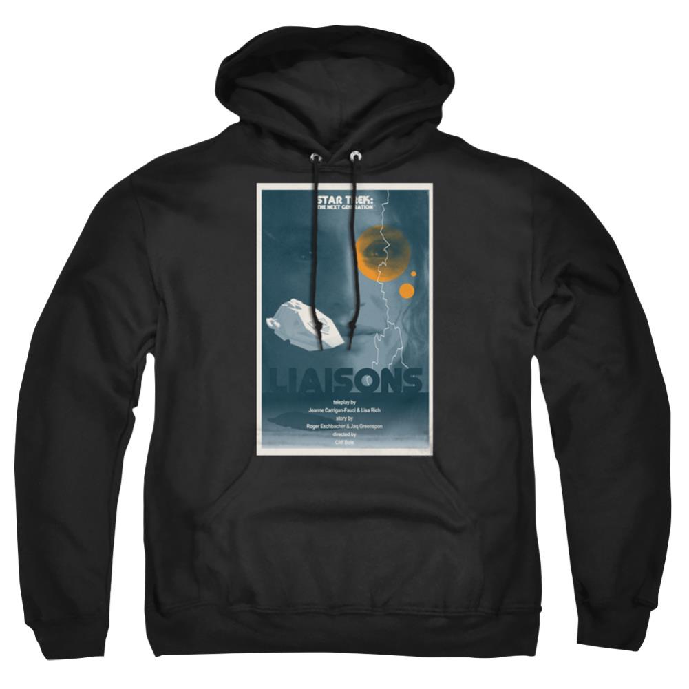 Star Trek TNG Season 7 Episode 2 Men's Pull-Over 75 25 Poly Hoodie