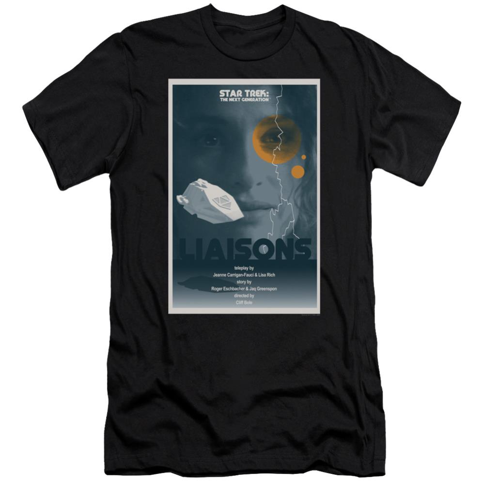 Star Trek TNG Season 7 Episode 2 Men's Ultra-Soft 30/1 Cotton Slim Short-Sleeve T-Shirt