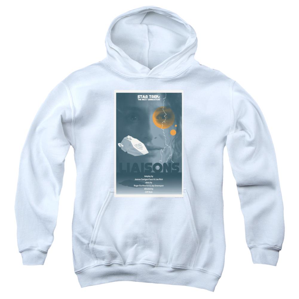Star Trek TNG Season 7 Episode 2 Youth Cotton Poly Pull-Over Hoodie