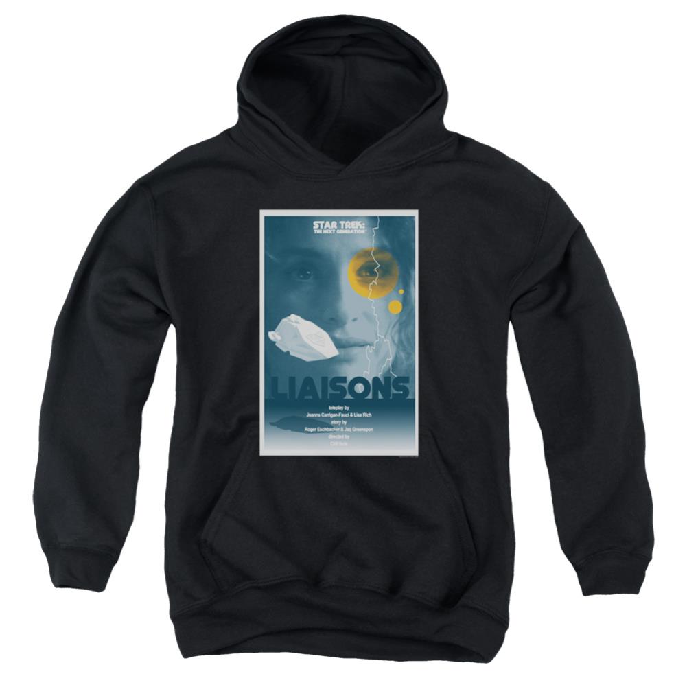 Star Trek TNG Season 7 Episode 2 Youth Cotton Poly Pull-Over Hoodie