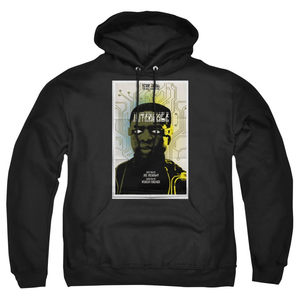 Star Trek TNG Season 7 Episode 3 Men's Pull-Over 75 25 Poly Hoodie