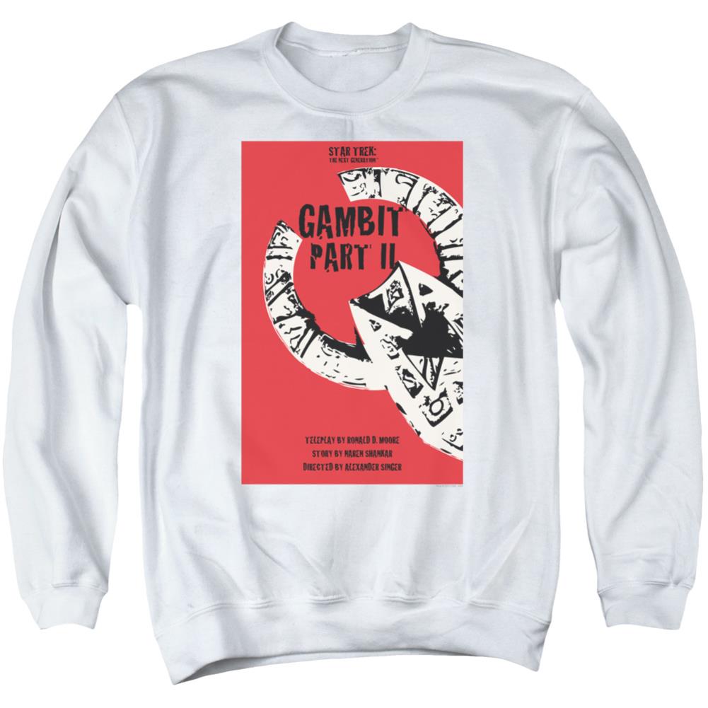 Star Trek TNG Season 7 Episode 5 Men's Crewneck 50 50 Poly Long-Sleeve T-Shirt