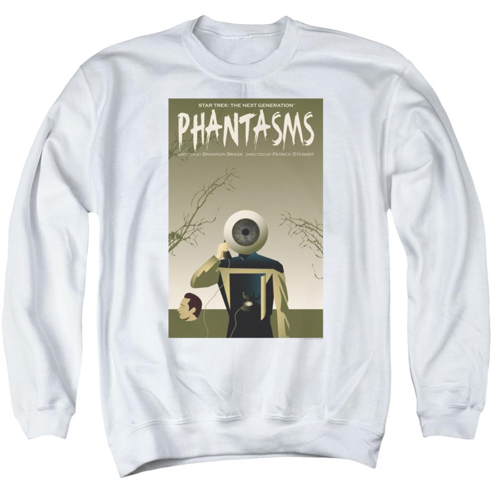 Star Trek TNG Season 7 Episode 6 Men's Crewneck 50 50 Poly Long-Sleeve T-Shirt