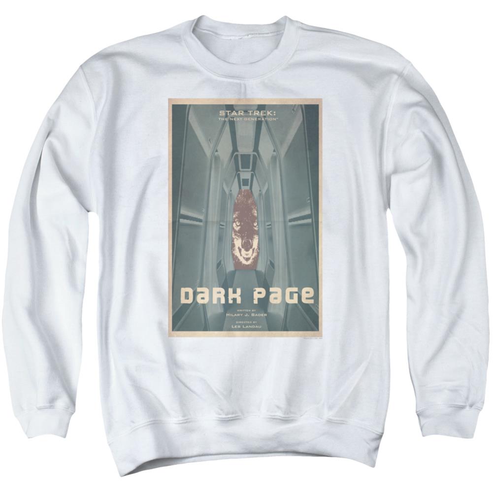 Star Trek TNG Season 7 Episode 7 Men's Crewneck 50 50 Poly Long-Sleeve T-Shirt