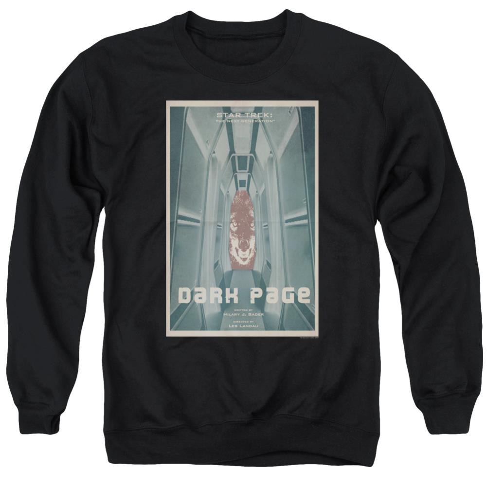 Star Trek TNG Season 7 Episode 7 Men's Crewneck 50 50 Poly Long-Sleeve T-Shirt