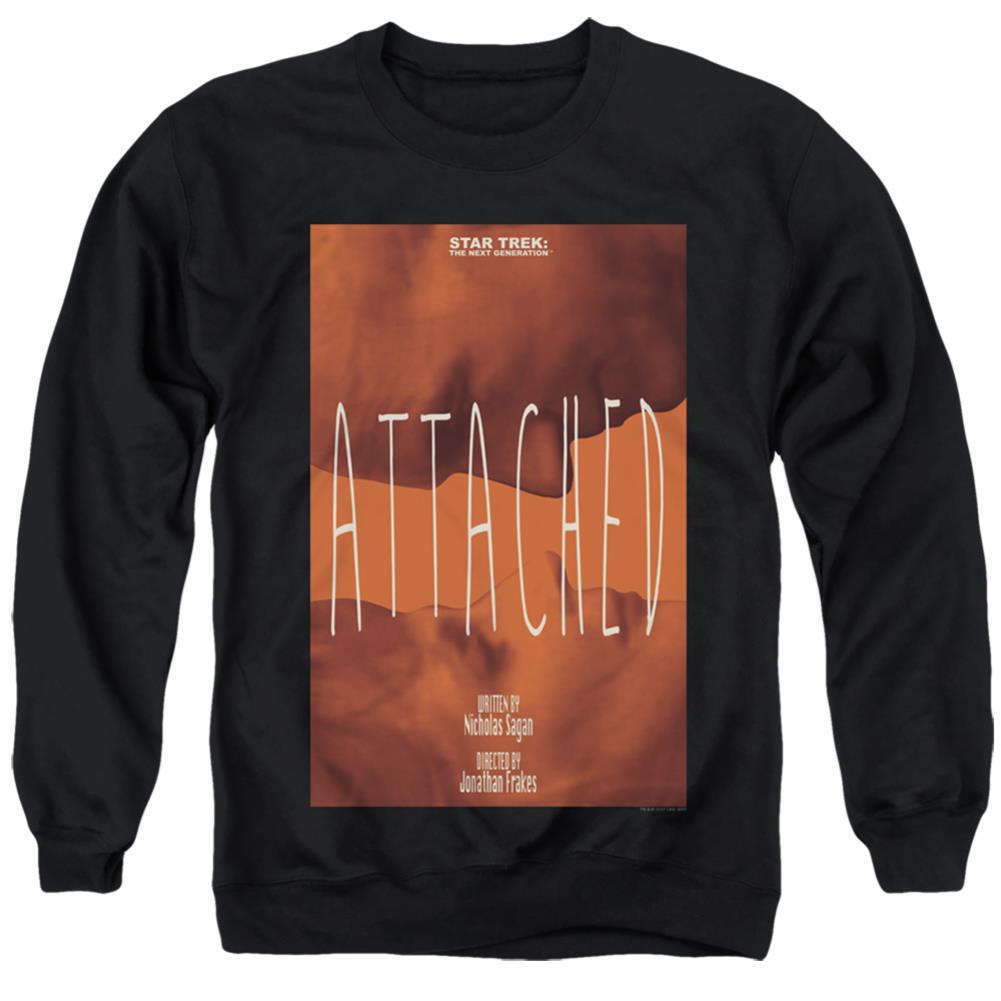 Star Trek TNG Season 7 Episode 8 Men's Crewneck 50 50 Poly Long-Sleeve T-Shirt