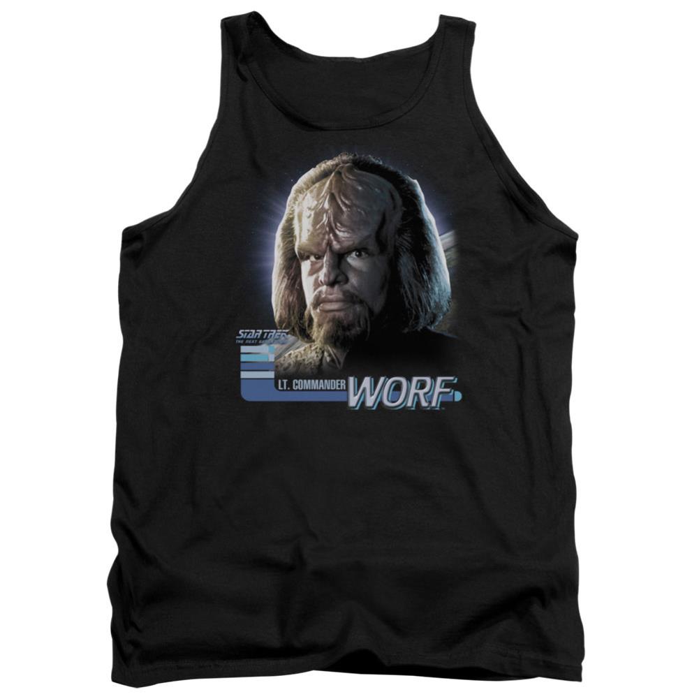 Star Trek TNG Worf Men's 18/1 Cotton Tank Top