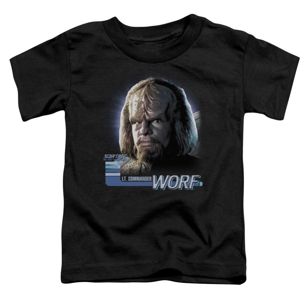 Star Trek TNG Worf Toddler 18/1 Cotton Short-Sleeve T-Shirt