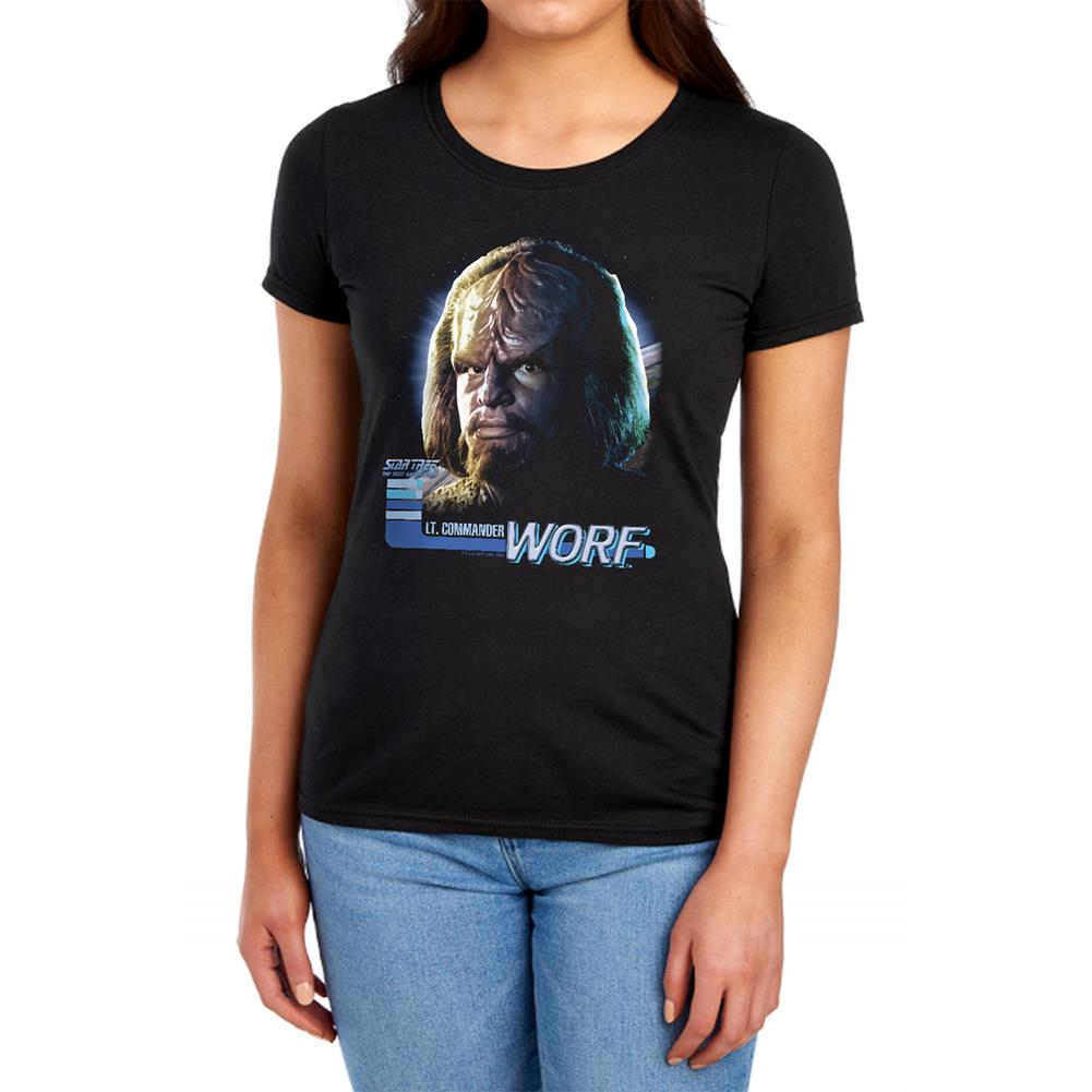 Star Trek TNG Worf Women's 18/1 Cotton Short-Sleeve T-Shirt