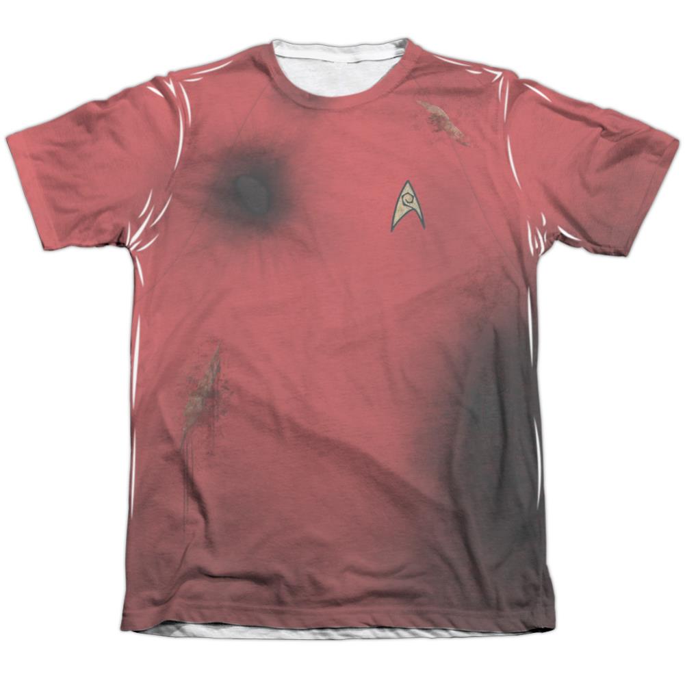 Star Trek TOS Dead Red Men's Regular Fit Poly Cotton Short-Sleeve T-Shirt