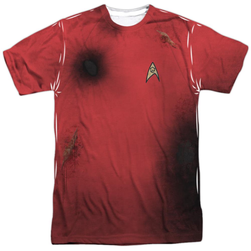 Star Trek TOS Dead Red Men's Regular Fit Polyester Short-Sleeve T-Shirt