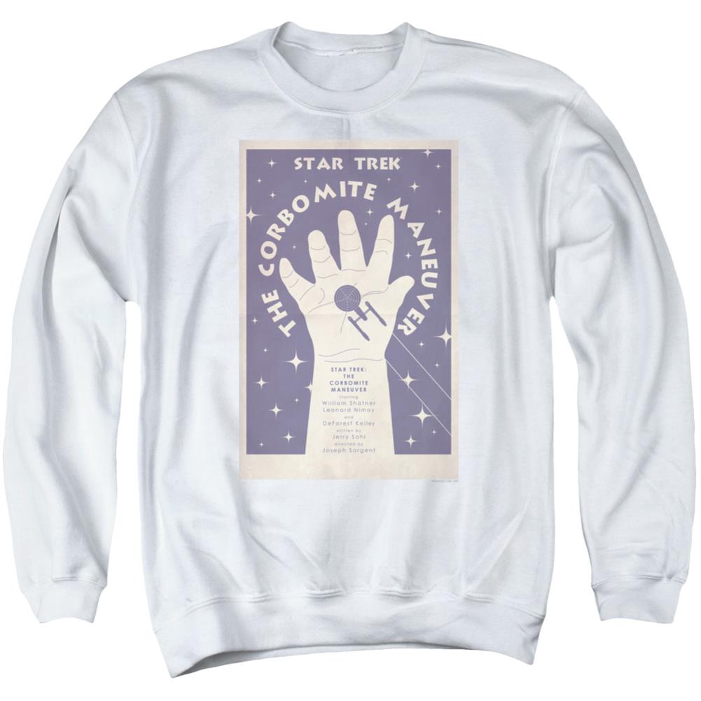 Star Trek TOS Episode 10 Men's Crewneck 50 50 Poly Long-Sleeve T-Shirt