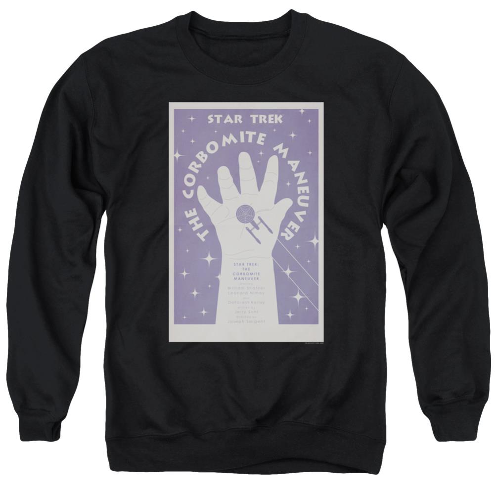 Star Trek TOS Episode 10 Men's Crewneck 50 50 Poly Long-Sleeve T-Shirt