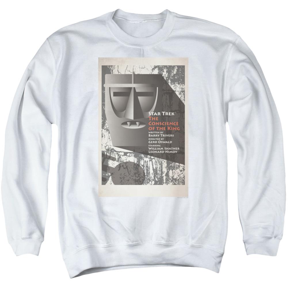 Star Trek TOS Episode 13 Men's Crewneck 50 50 Poly Long-Sleeve T-Shirt