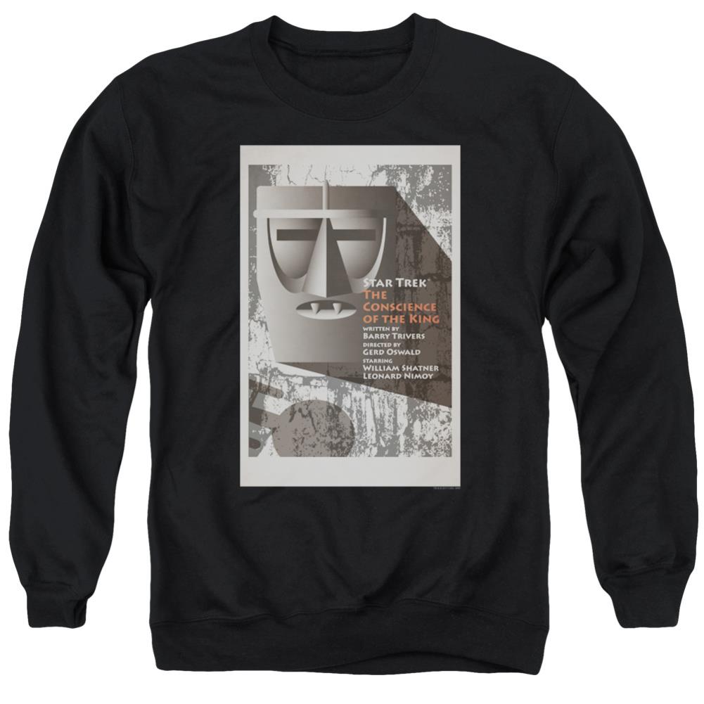 Star Trek TOS Episode 13 Men's Crewneck 50 50 Poly Long-Sleeve T-Shirt
