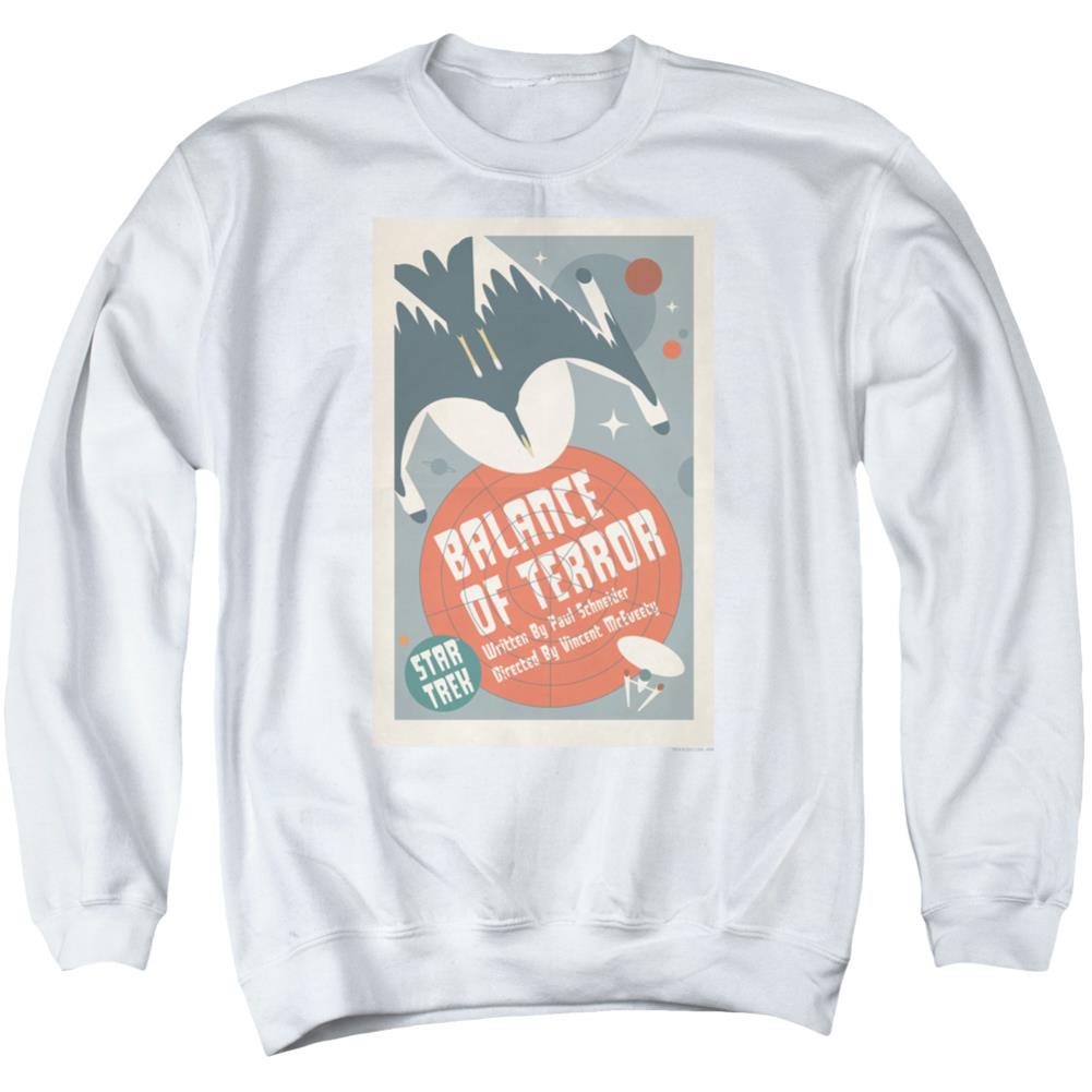 Star Trek TOS Episode 14 Men's Crewneck 50 50 Poly Long-Sleeve T-Shirt