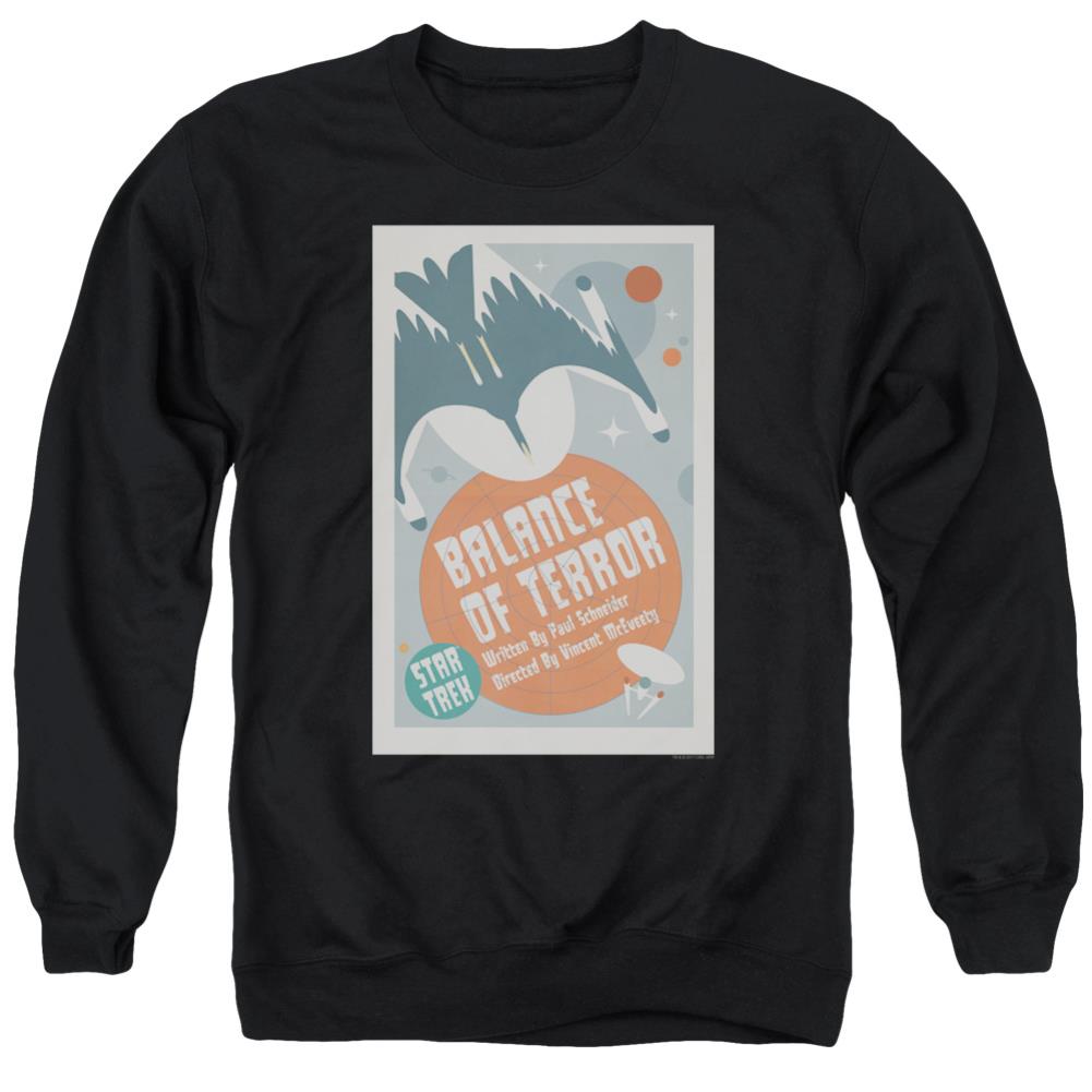 Star Trek TOS Episode 14 Men's Crewneck 50 50 Poly Long-Sleeve T-Shirt