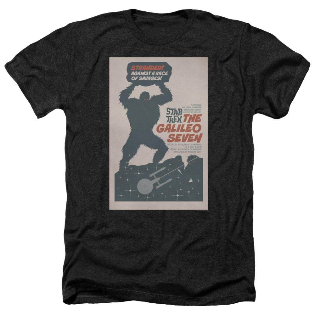 Star Trek TOS Episode 16 Men's 30/1 Heather 60 40 Poly Short-Sleeve T-Shirt