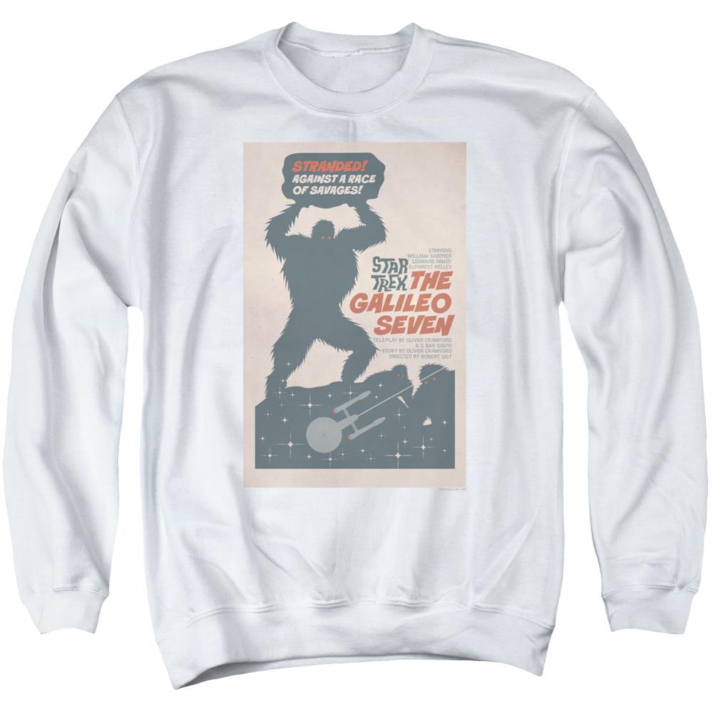 Star Trek TOS Episode 16 Men's Crewneck 50 50 Poly Long-Sleeve T-Shirt