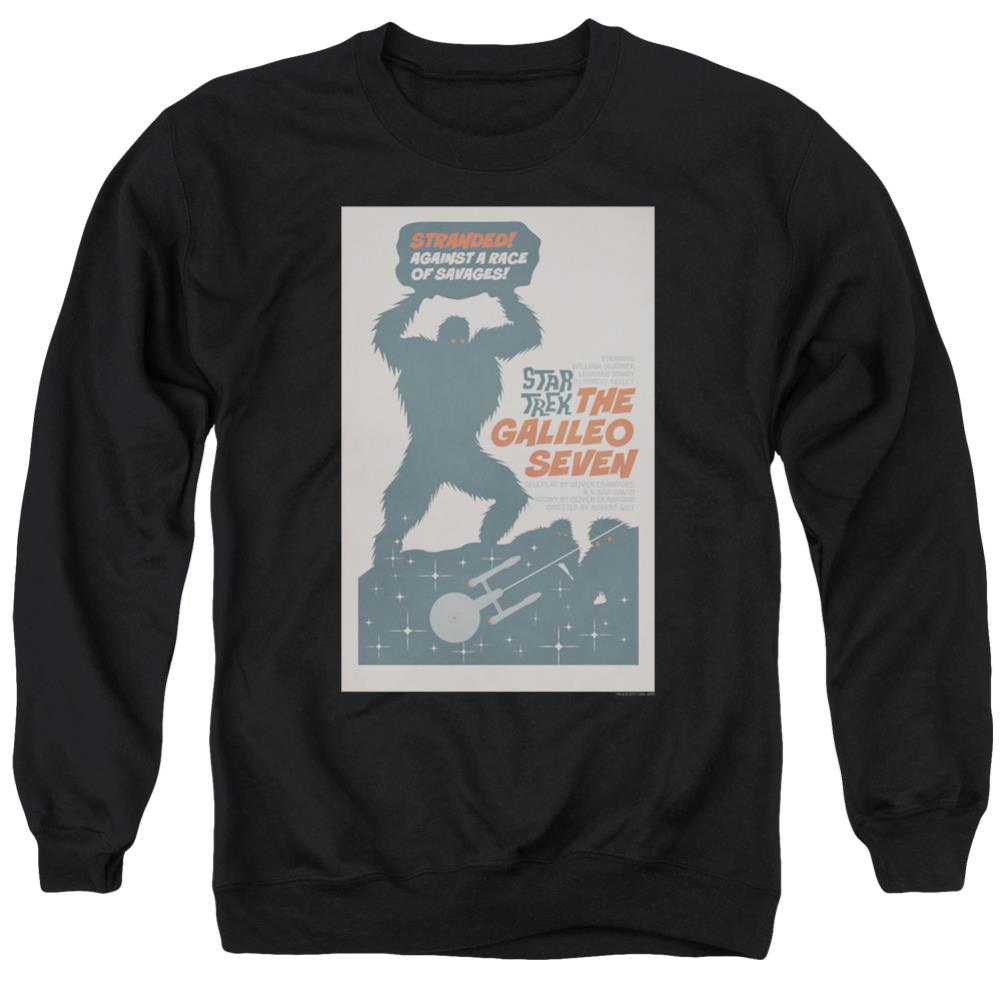 Star Trek TOS Episode 16 Men's Crewneck 50 50 Poly Long-Sleeve T-Shirt