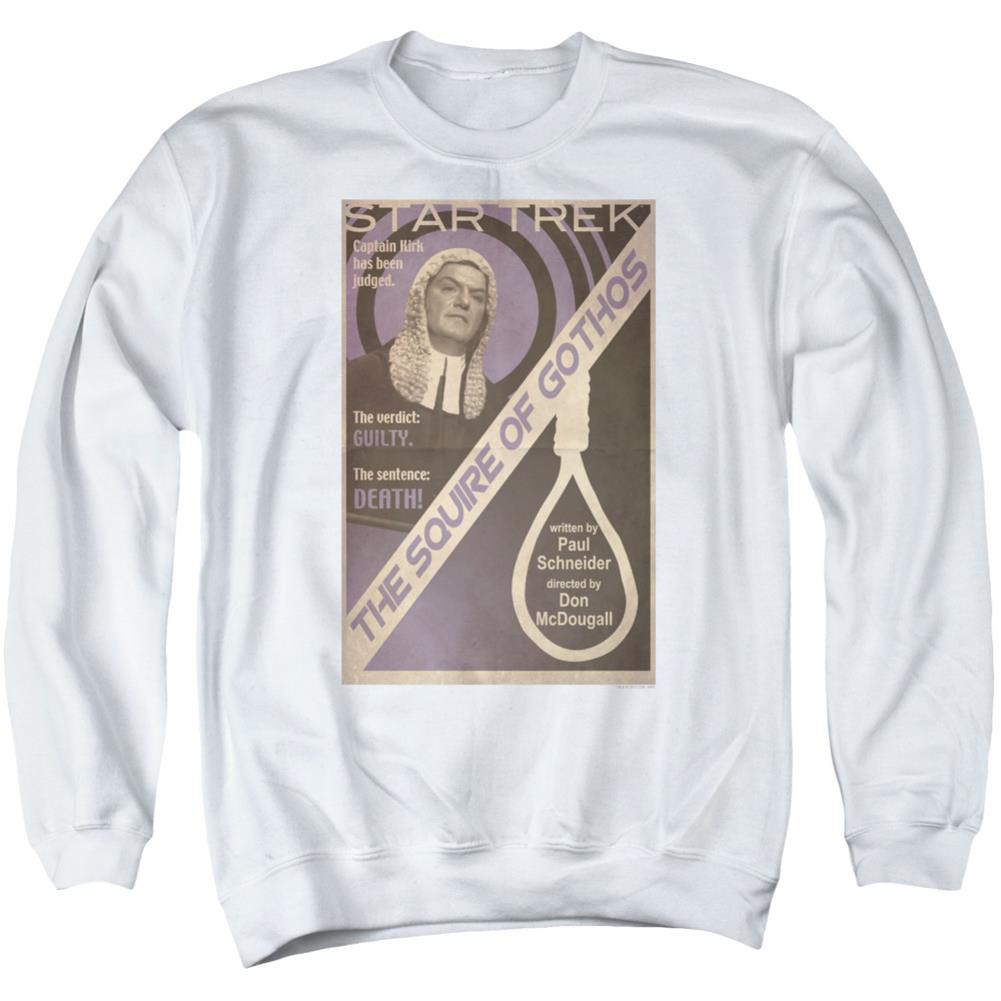 Star Trek TOS Episode 17 Men's Crewneck 50 50 Poly Long-Sleeve T-Shirt