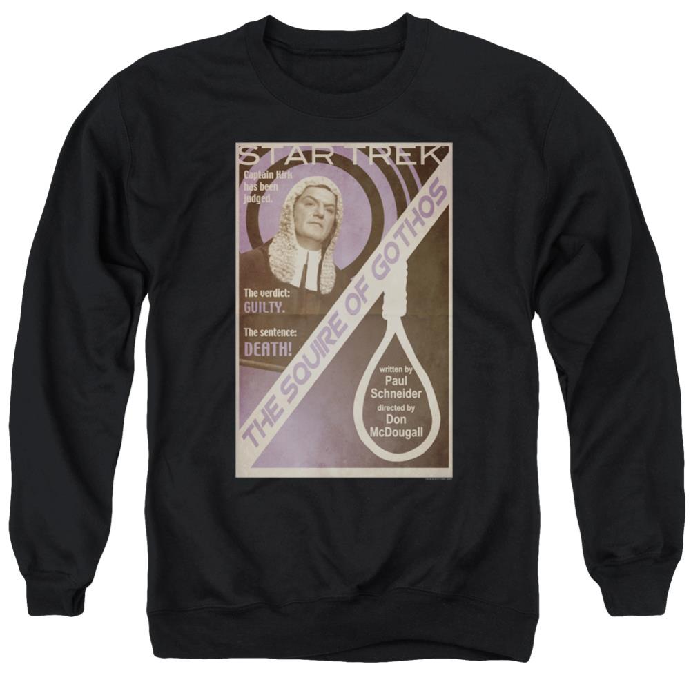 Star Trek TOS Episode 17 Men's Crewneck 50 50 Poly Long-Sleeve T-Shirt