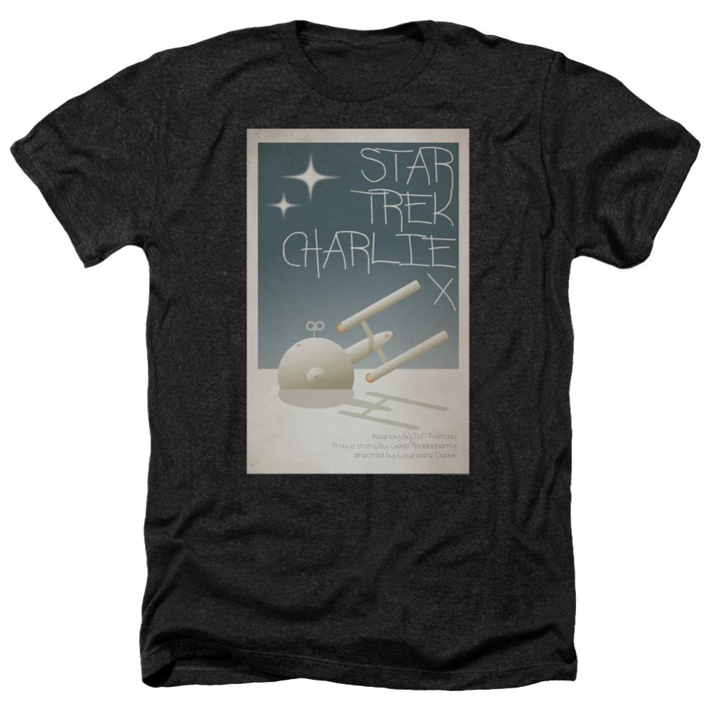 Star Trek TOS Episode 2 Men's 30/1 Heather 60 40 Poly Short-Sleeve T-Shirt