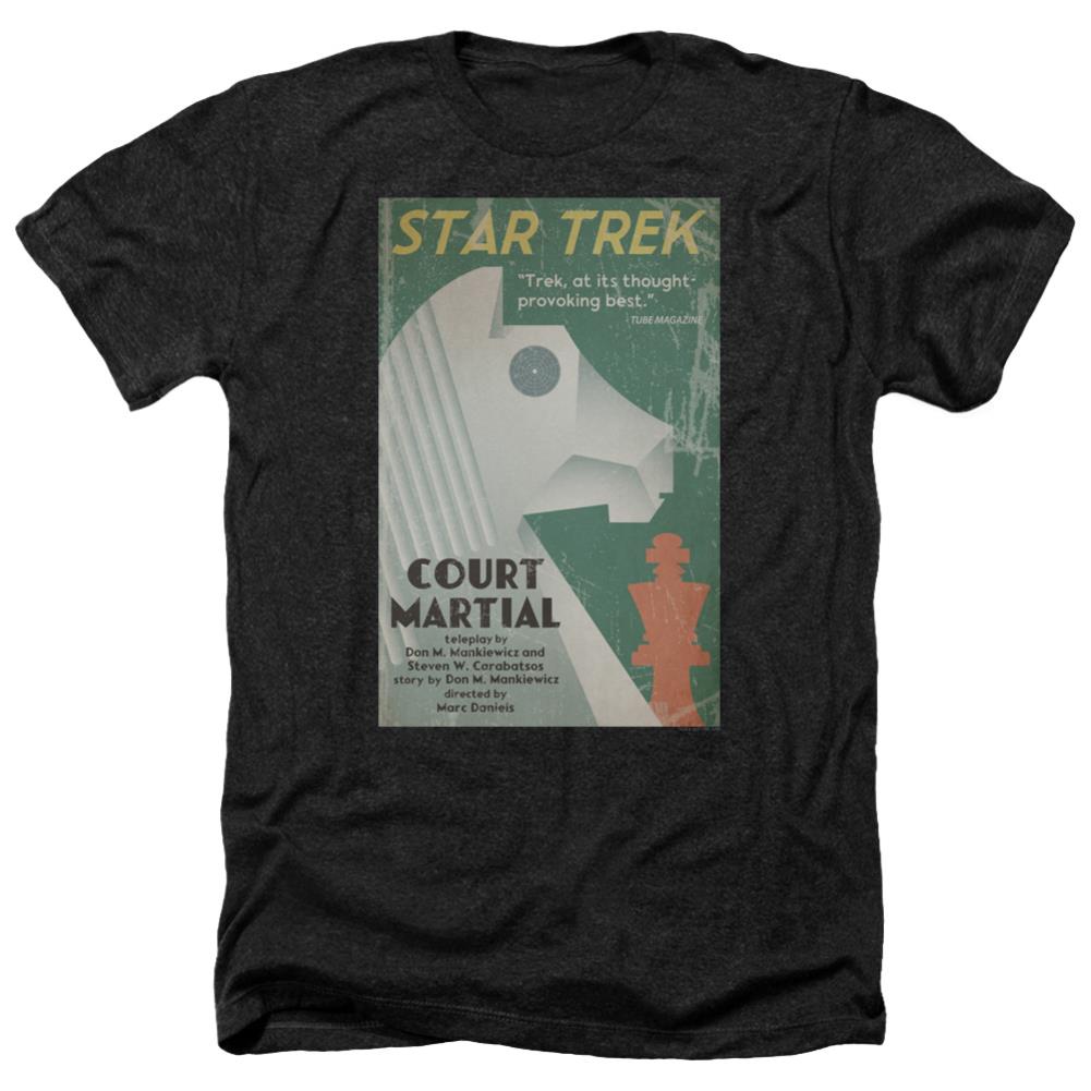 Star Trek TOS Episode 20 Men's 30/1 Heather 60 40 Poly Short-Sleeve T-Shirt