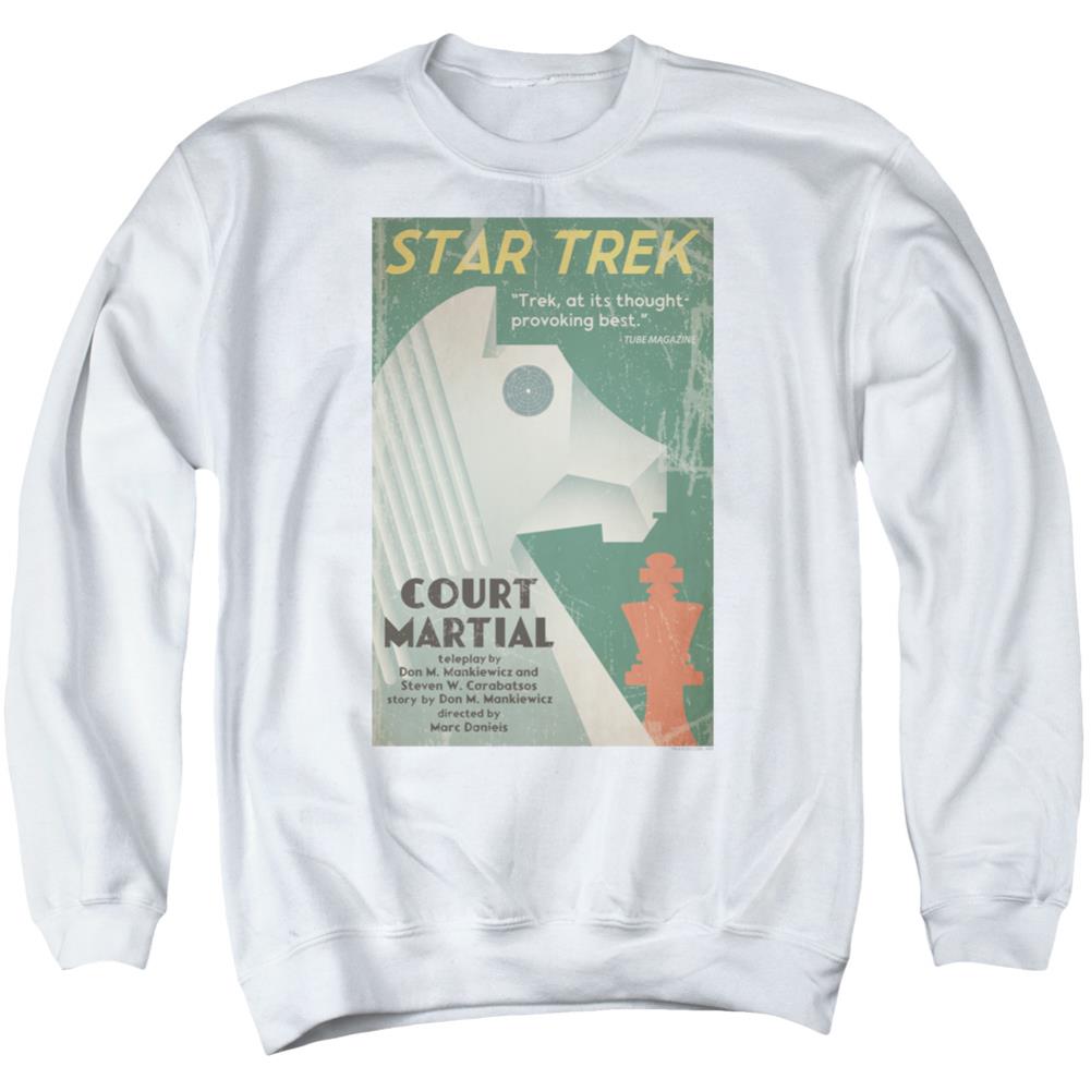 Star Trek TOS Episode 20 Men's Crewneck 50 50 Poly Long-Sleeve T-Shirt