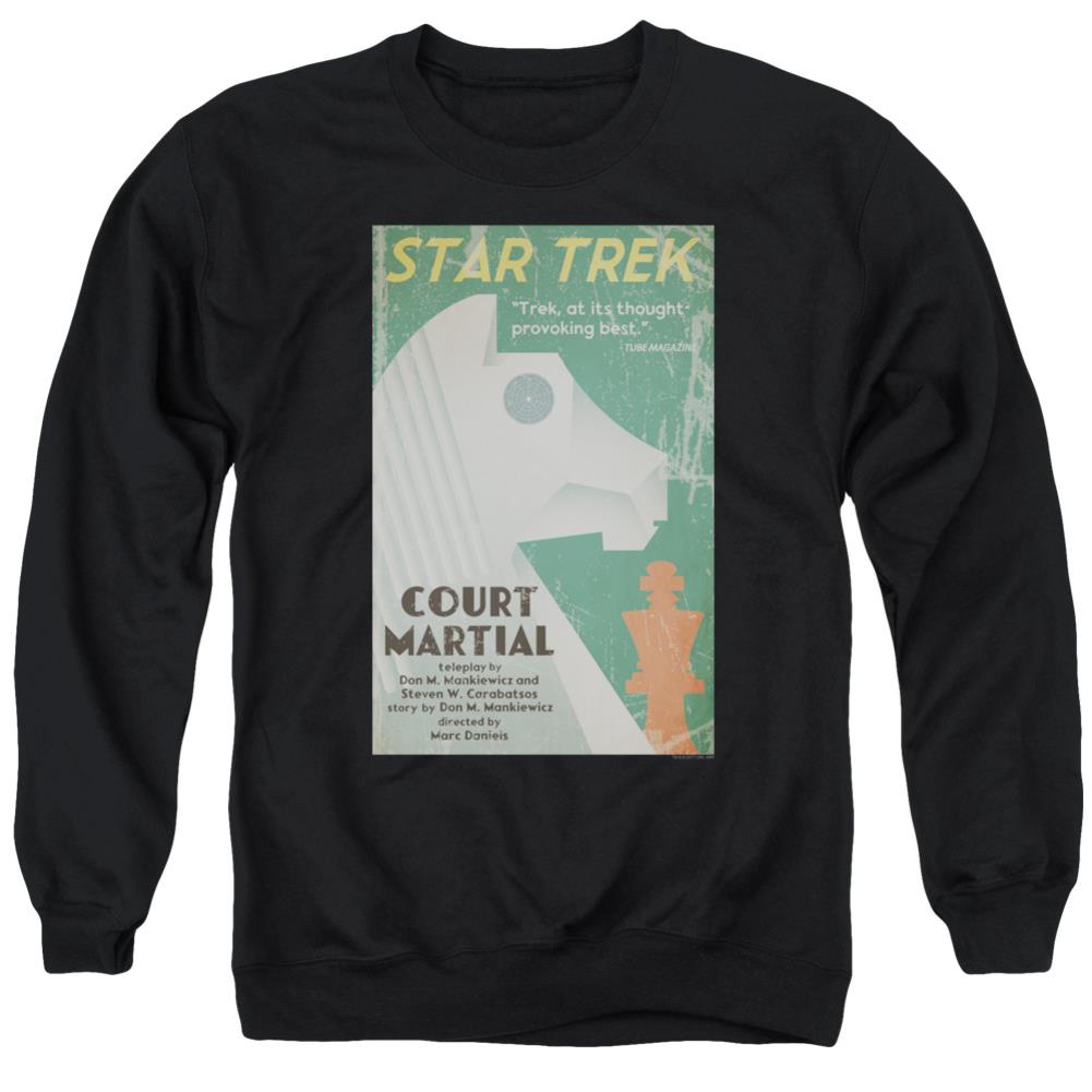 Star Trek TOS Episode 20 Men's Crewneck 50 50 Poly Long-Sleeve T-Shirt