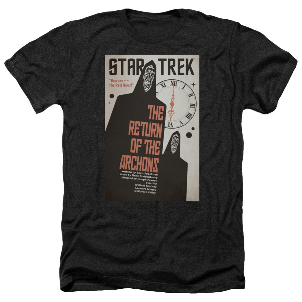 Star Trek TOS Episode 21 Men's 30/1 Heather 60 40 Poly Short-Sleeve T-Shirt