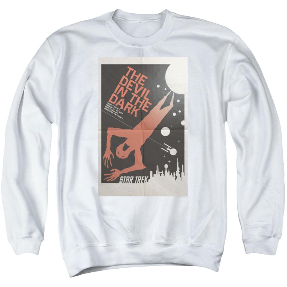 Star Trek TOS Episode 25 Men's Crewneck 50 50 Poly Long-Sleeve T-Shirt