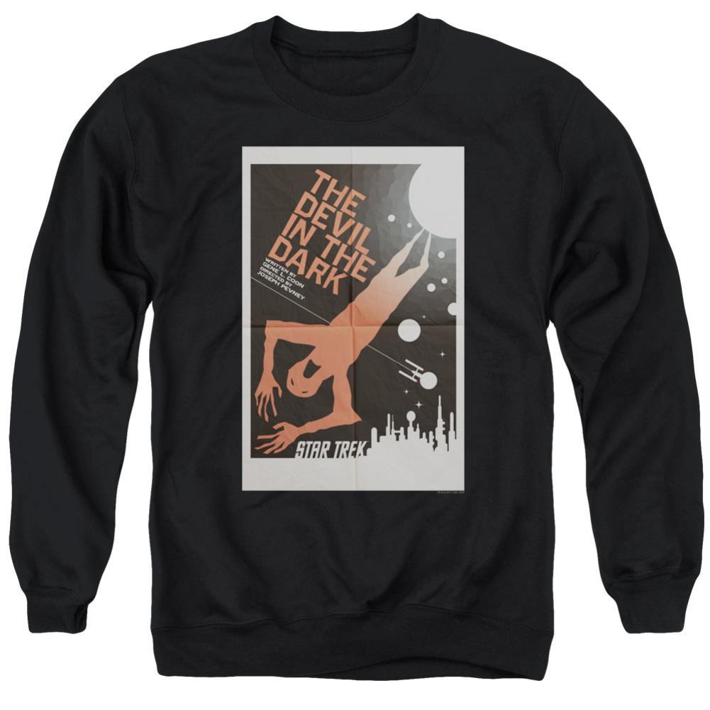 Star Trek TOS Episode 25 Men's Crewneck 50 50 Poly Long-Sleeve T-Shirt