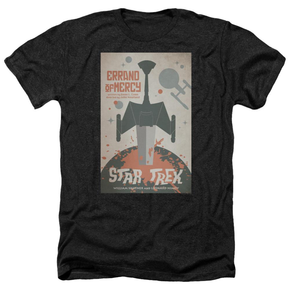 Star Trek TOS Episode 26 Men's 30/1 Heather 60 40 Poly Short-Sleeve T-Shirt