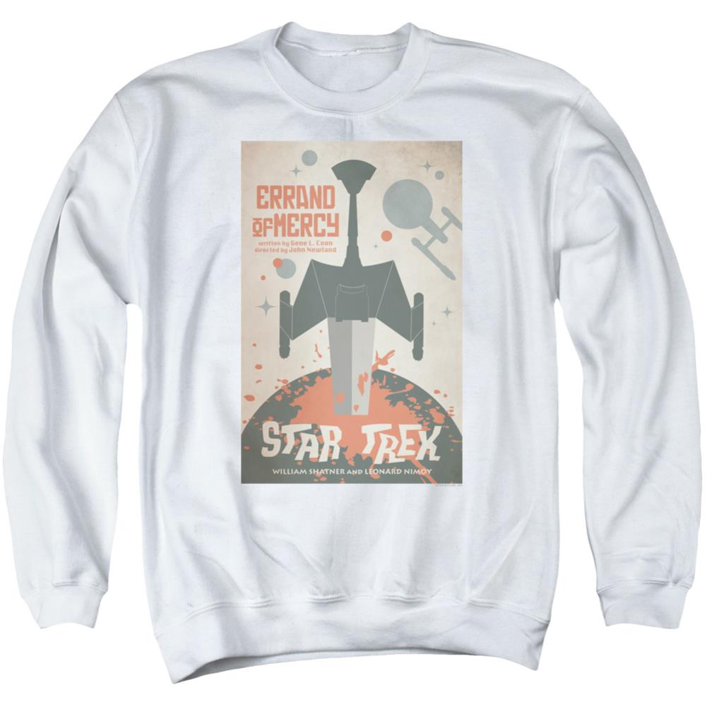 Star Trek TOS Episode 26 Men's Crewneck 50 50 Poly Long-Sleeve T-Shirt