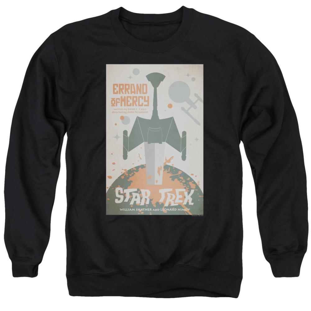 Star Trek TOS Episode 26 Men's Crewneck 50 50 Poly Long-Sleeve T-Shirt