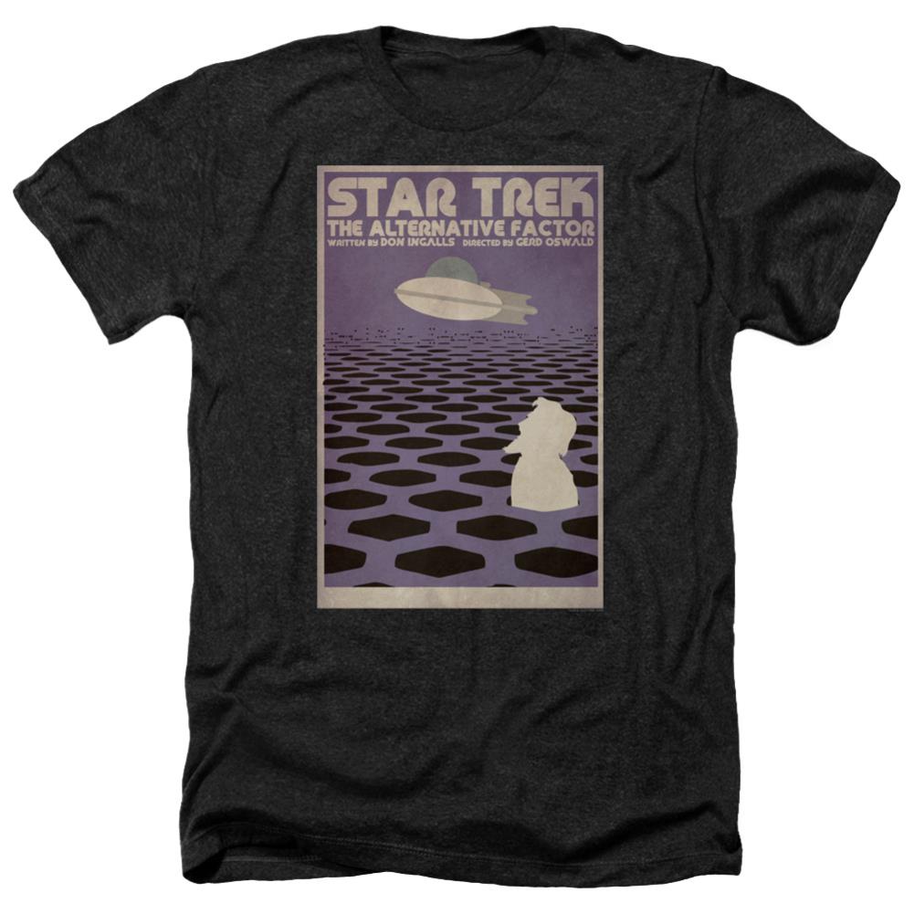 Star Trek TOS Episode 27 Men's 30/1 Heather 60 40 Poly Short-Sleeve T-Shirt
