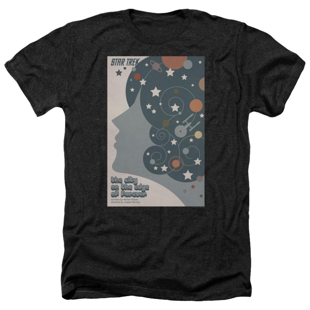 Star Trek TOS Episode 28 Men's 30/1 Heather 60 40 Poly Short-Sleeve T-Shirt