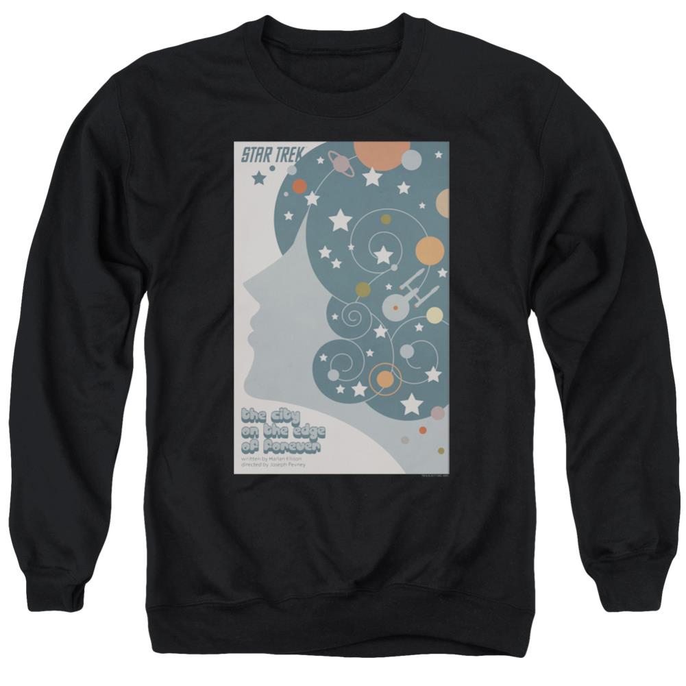 Star Trek TOS Episode 28 Men's Crewneck 50 50 Poly Long-Sleeve T-Shirt