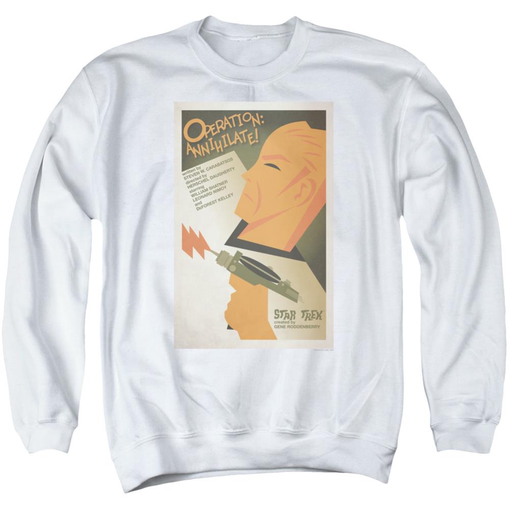 Star Trek TOS Episode 29 Men's Crewneck 50 50 Poly Long-Sleeve T-Shirt