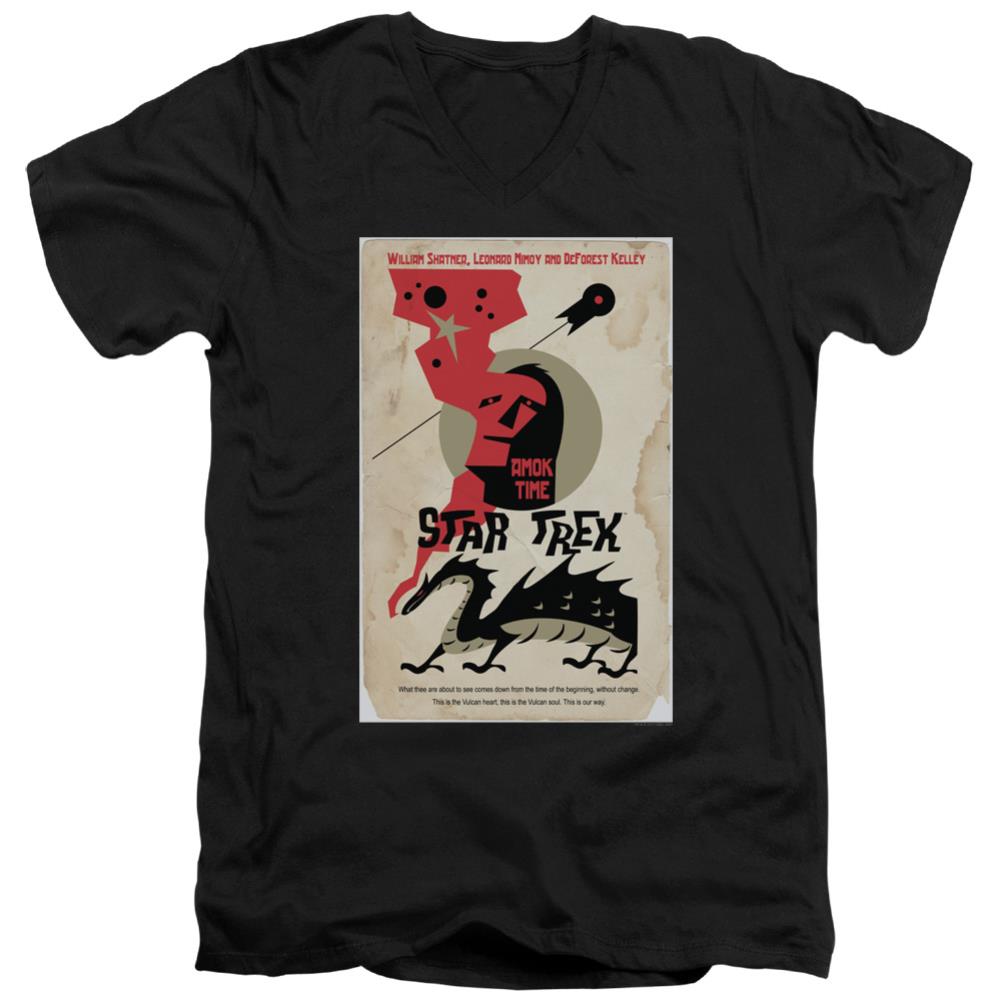 Star Trek TOS Episode 30 Men's 30/1 Cotton Slim V-Neck T-Shirt