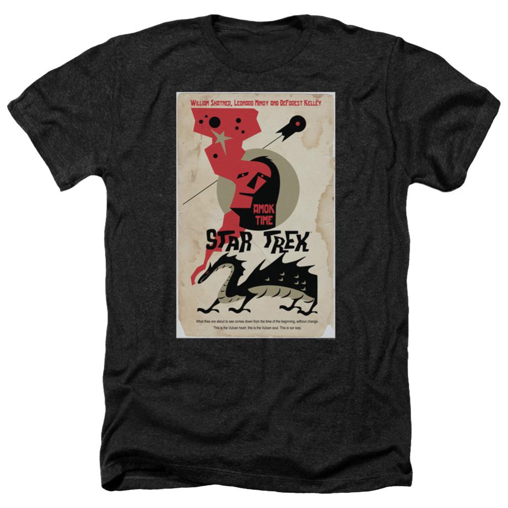 Star Trek TOS Episode 30 Men's 30/1 Heather 60 40 Poly Short-Sleeve T-Shirt