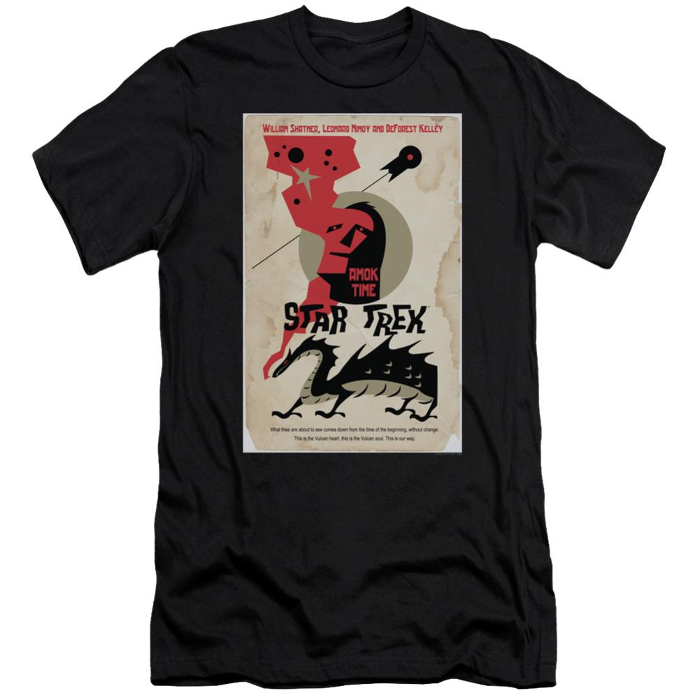 Star Trek TOS Episode 30 Men's Ultra-Soft 30/1 Cotton Slim Short-Sleeve T-Shirt