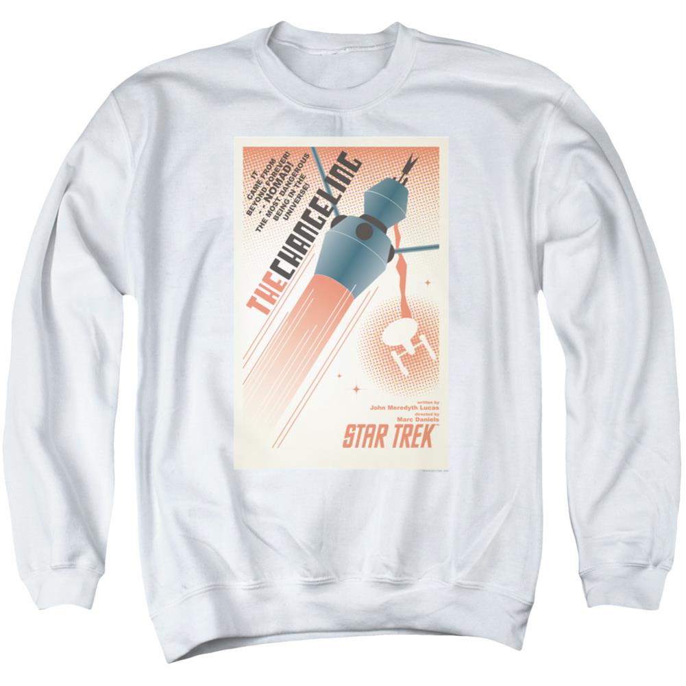 Star Trek TOS Episode 32 Men's Crewneck 50 50 Poly Long-Sleeve T-Shirt
