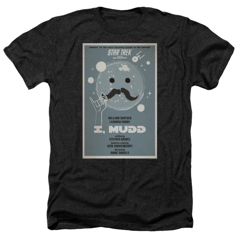 Star Trek TOS Episode 37 Men's 30/1 Heather 60 40 Poly Short-Sleeve T-Shirt