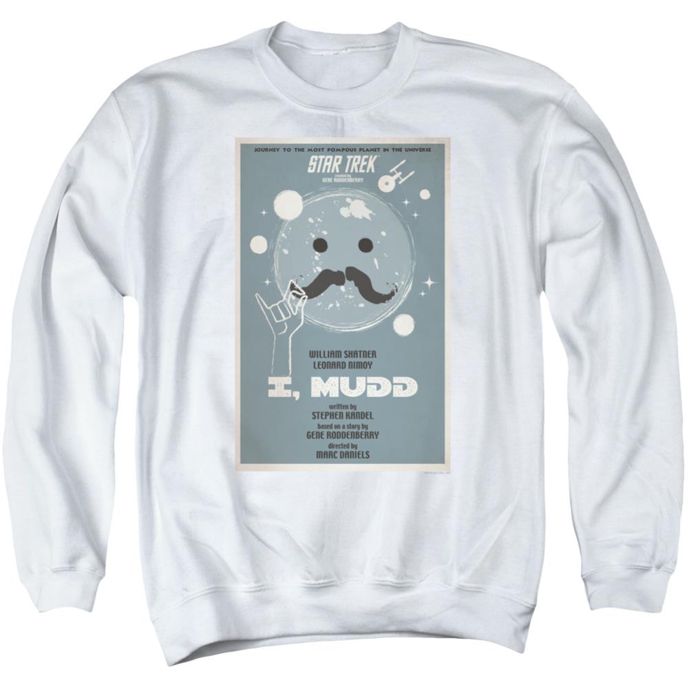 Star Trek TOS Episode 37 Men's Crewneck 50 50 Poly Long-Sleeve T-Shirt