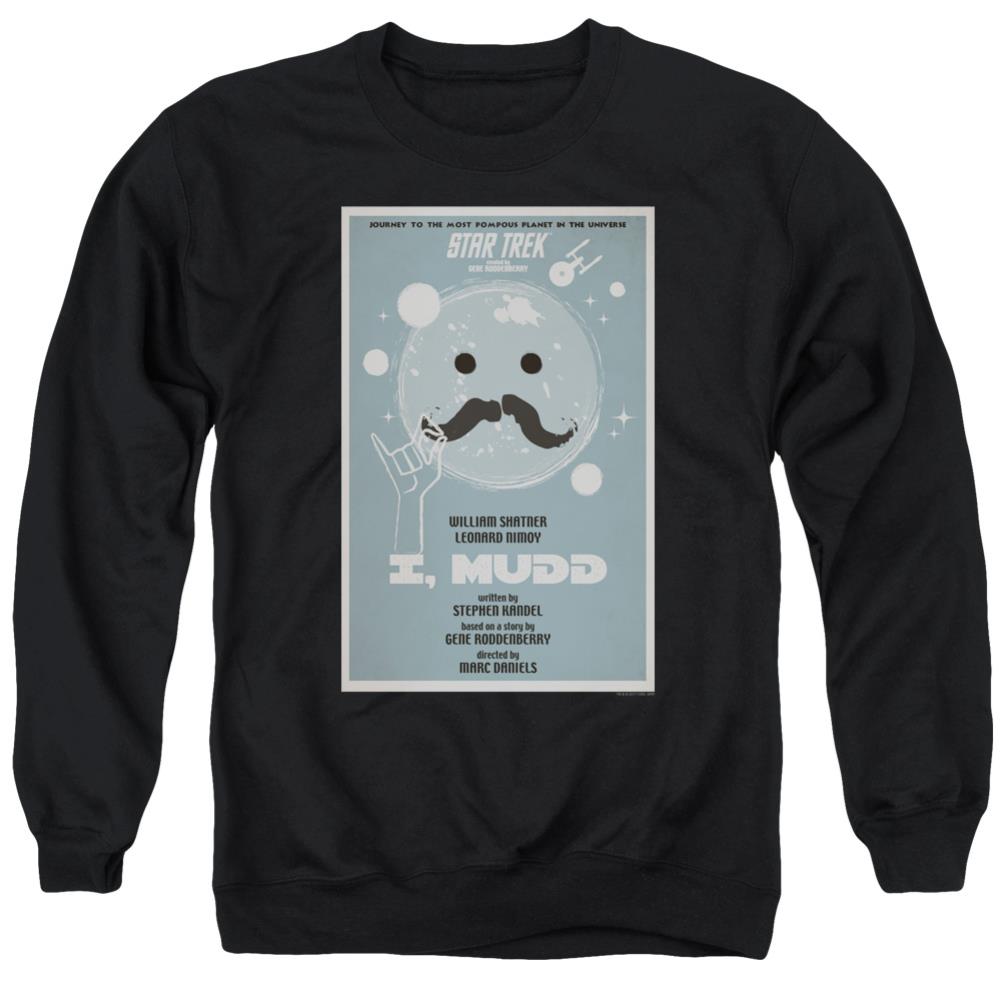 Star Trek TOS Episode 37 Men's Crewneck 50 50 Poly Long-Sleeve T-Shirt