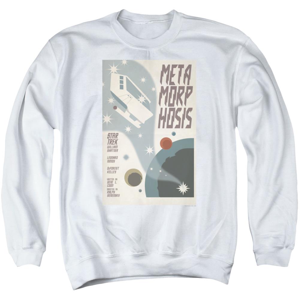 Star Trek TOS Episode 38 Men's Crewneck 50 50 Poly Long-Sleeve T-Shirt