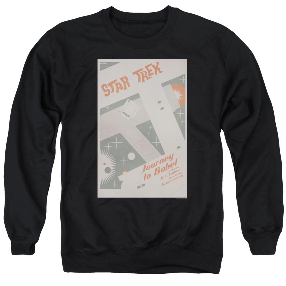 Star Trek TOS Episode 39 Men's Crewneck 50 50 Poly Long-Sleeve T-Shirt