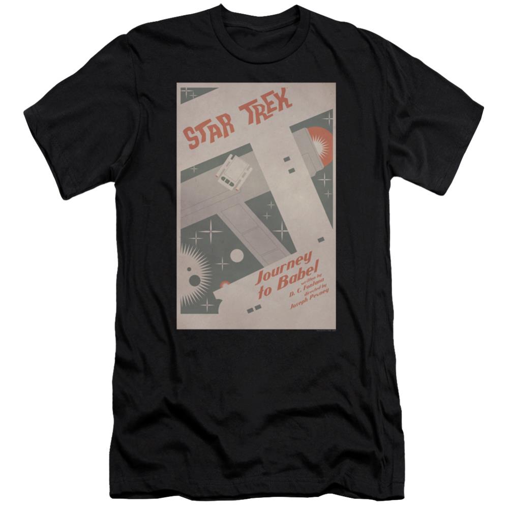 Star Trek TOS Episode 39 Men's Ultra-Soft 30/1 Cotton Slim Short-Sleeve T-Shirt